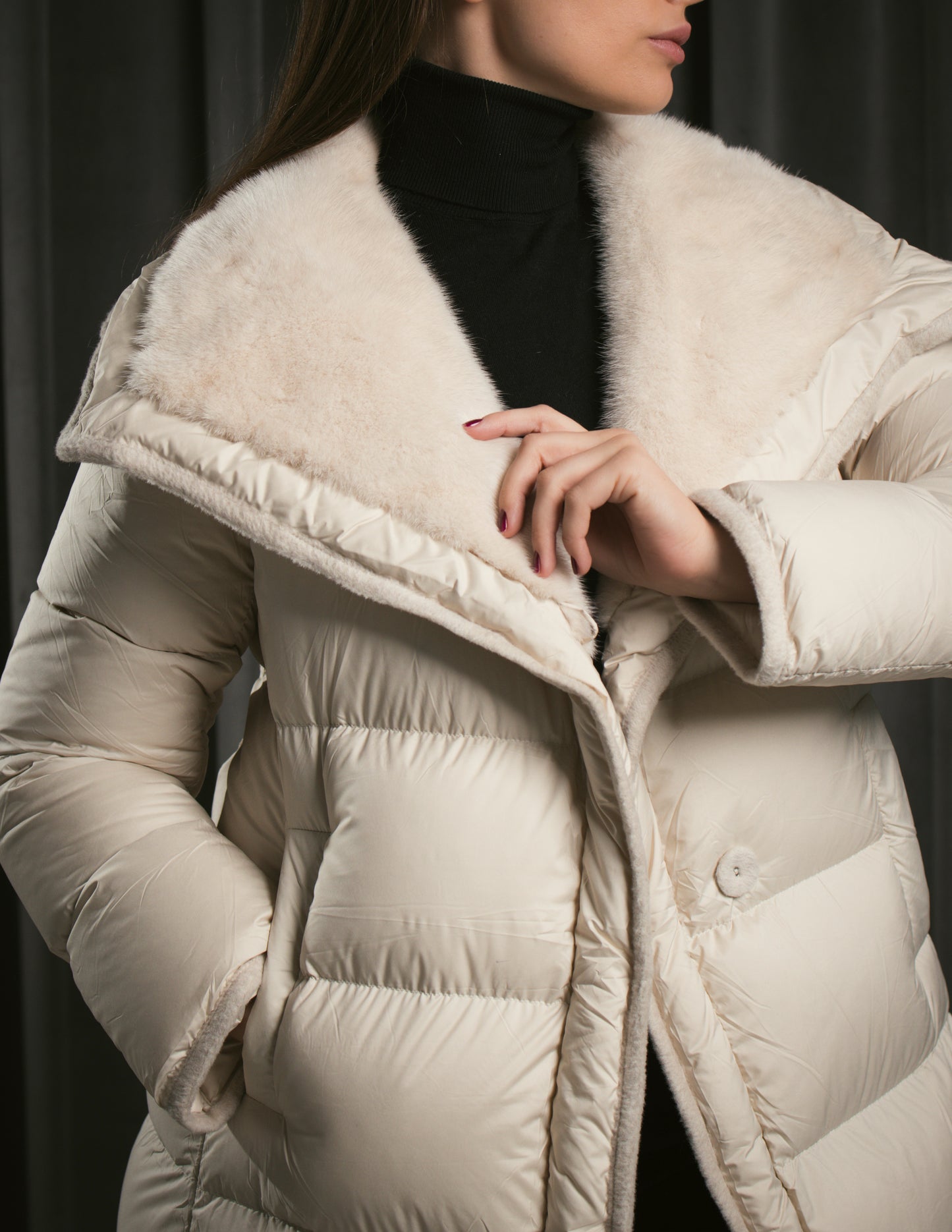 Mink puffer