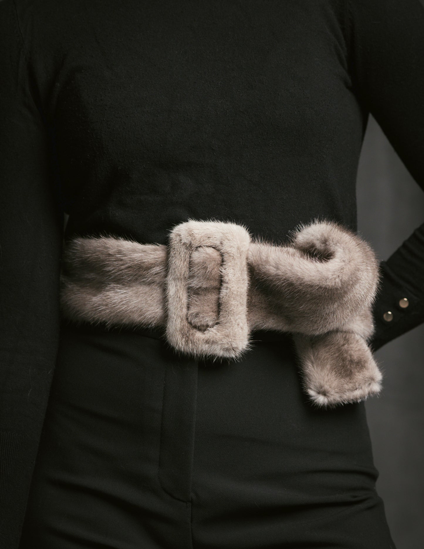 Mink belt GREY