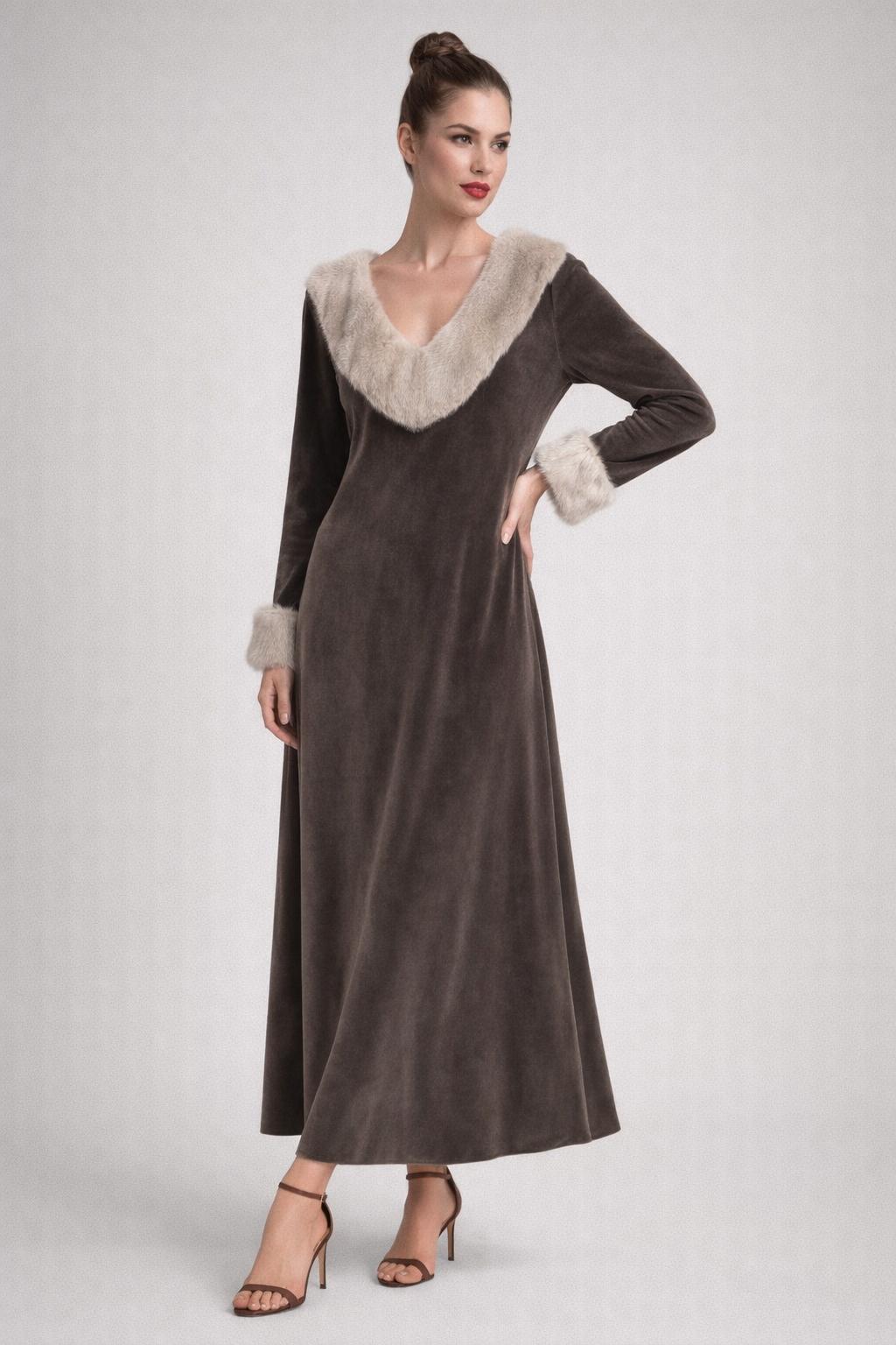 Kaftan (Grey on Grey)