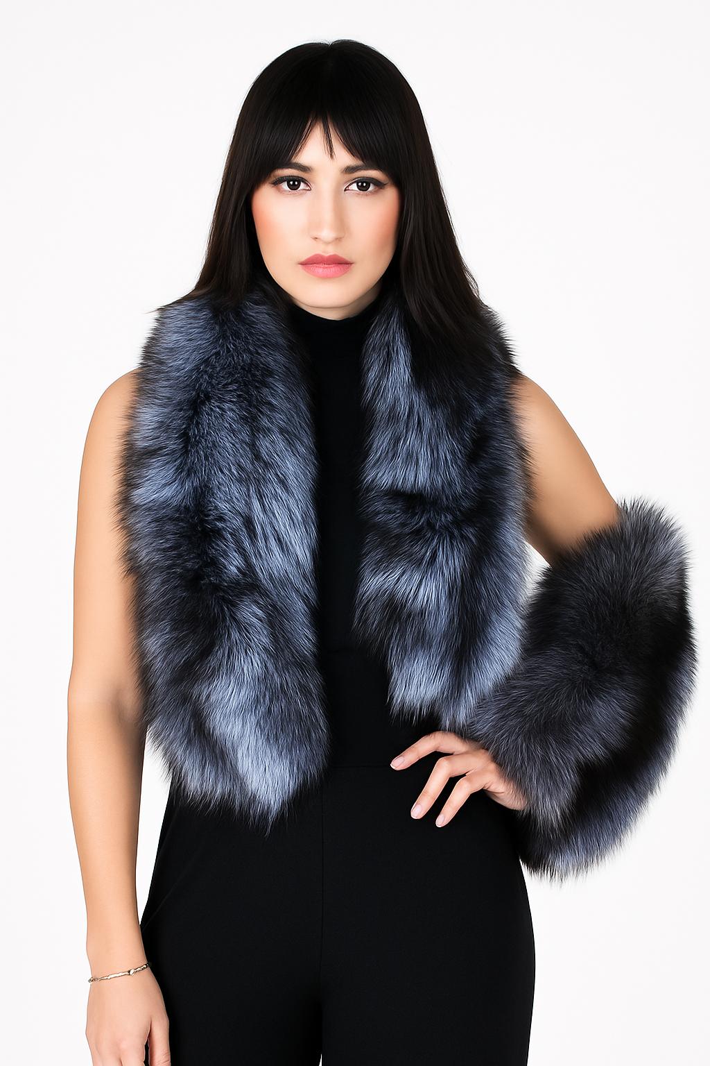 Silver fox sleeve