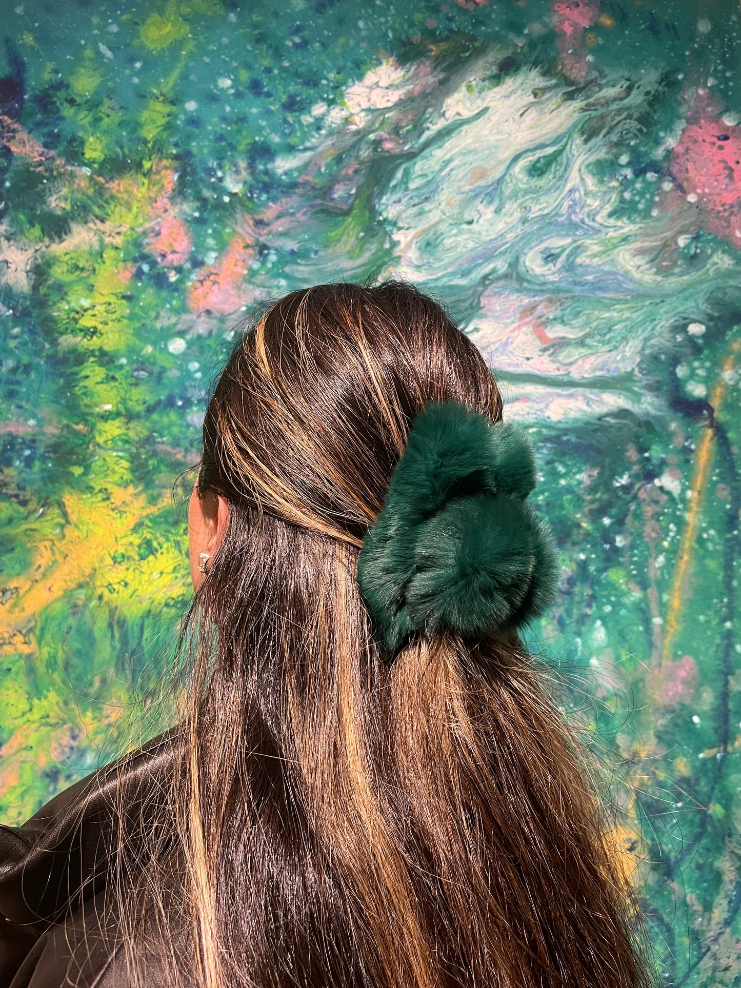 Rabbit hair clip