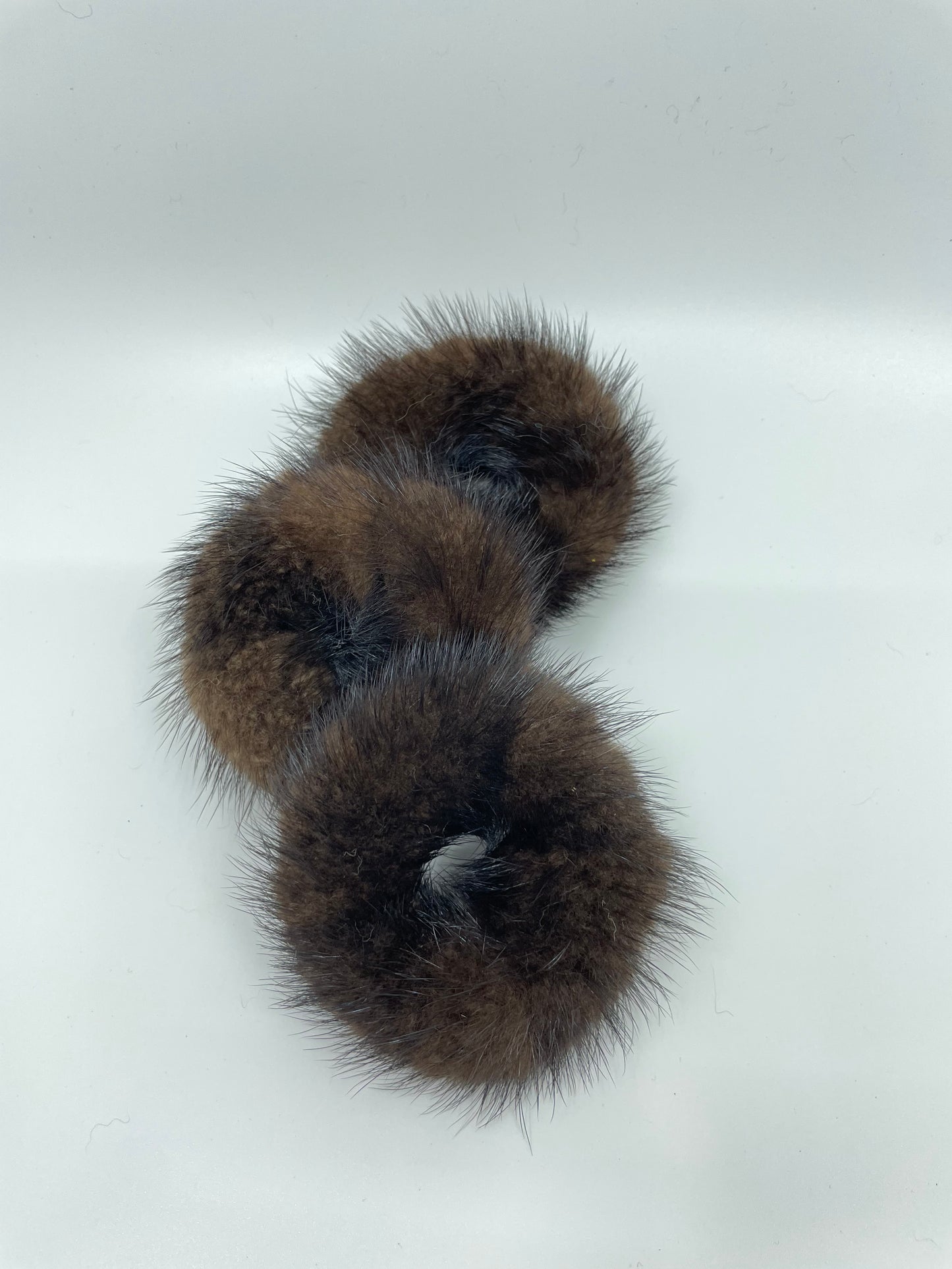 Mink scrunchie CHOCO