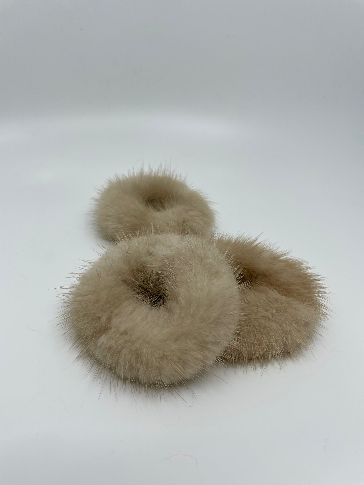 Mink scrunchie CREAM