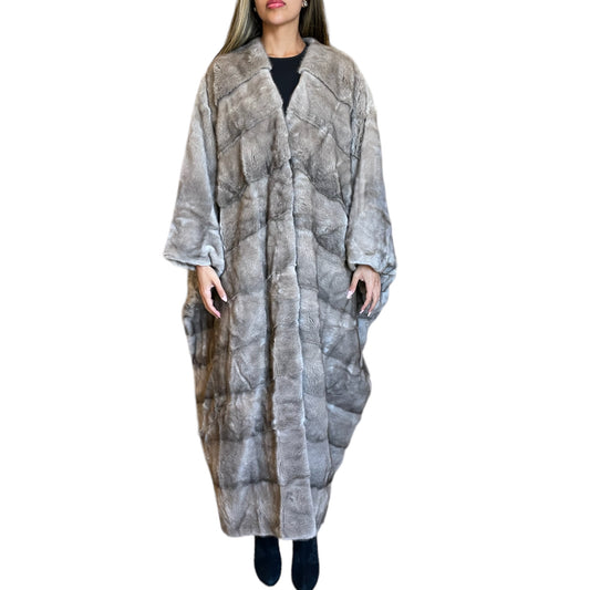 Mink bisht GREY