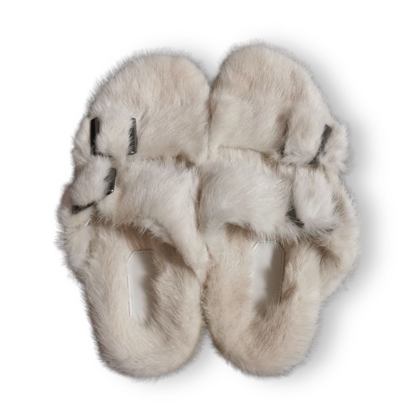 Mink slippers CREAM