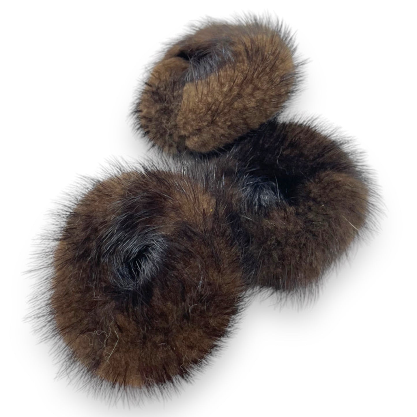 Mink scrunchie CHOCO