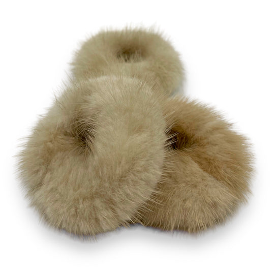 Mink scrunchie CREAM