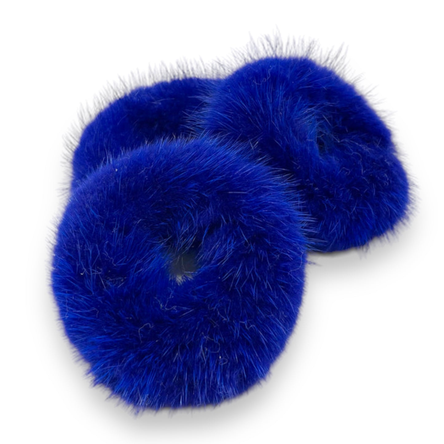 Mink scrunchie BLUE