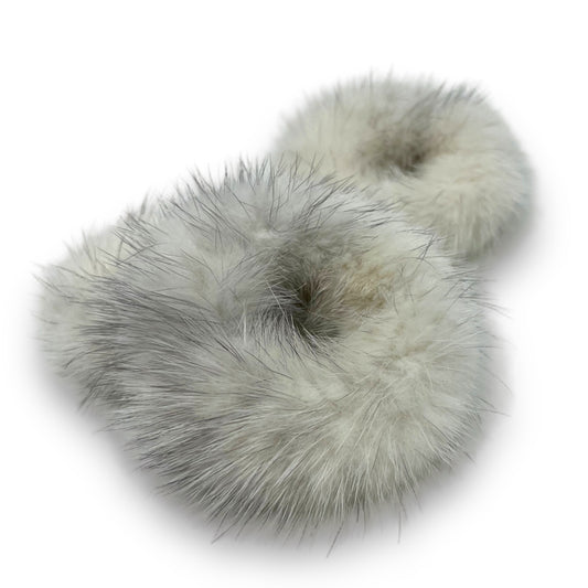 Mink scrunchie SNOW