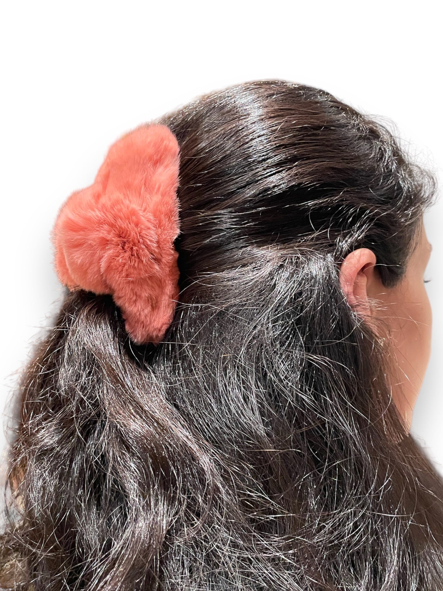 Rabbit hair clip