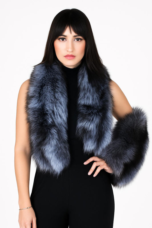 Silver fox sleeve