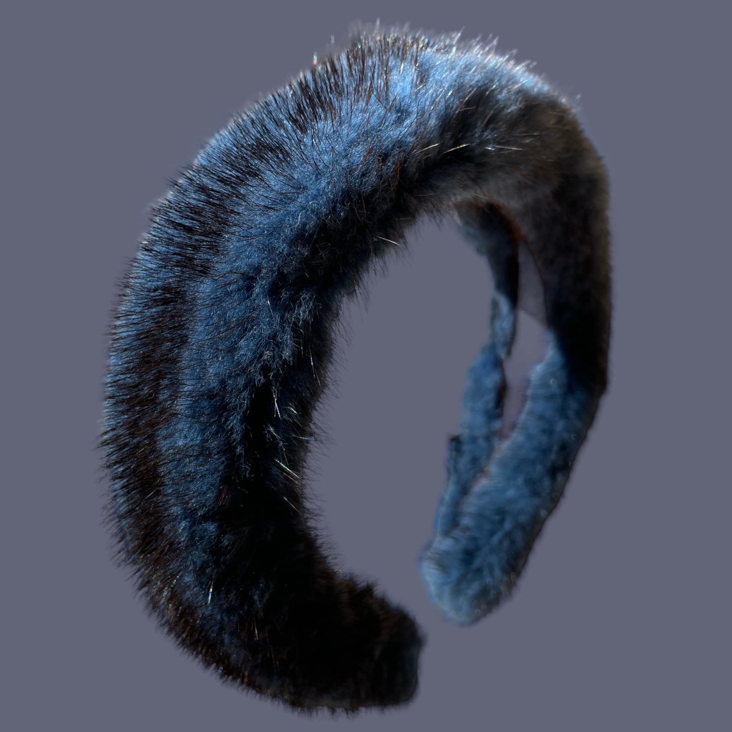 Mink hairband MIDNIGHT