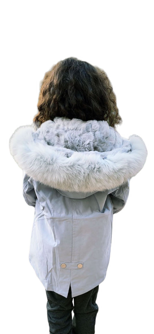 Kids Fox and Rabbit parka