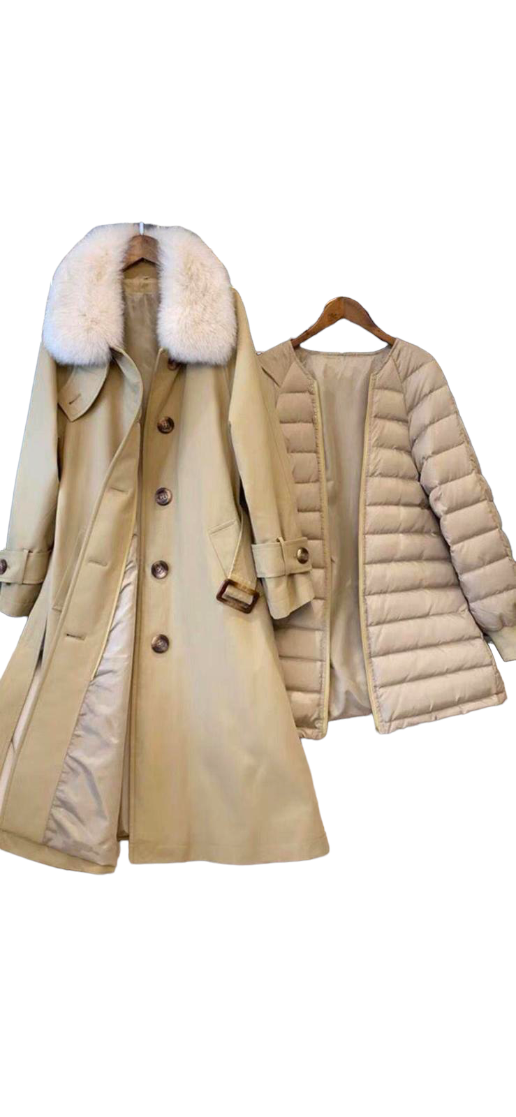 2 layer trench coat